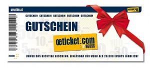 Unterhaltung, Musik- und Kulturgenuss schenken - mit oeticket.com-Geschenkgutscheinen